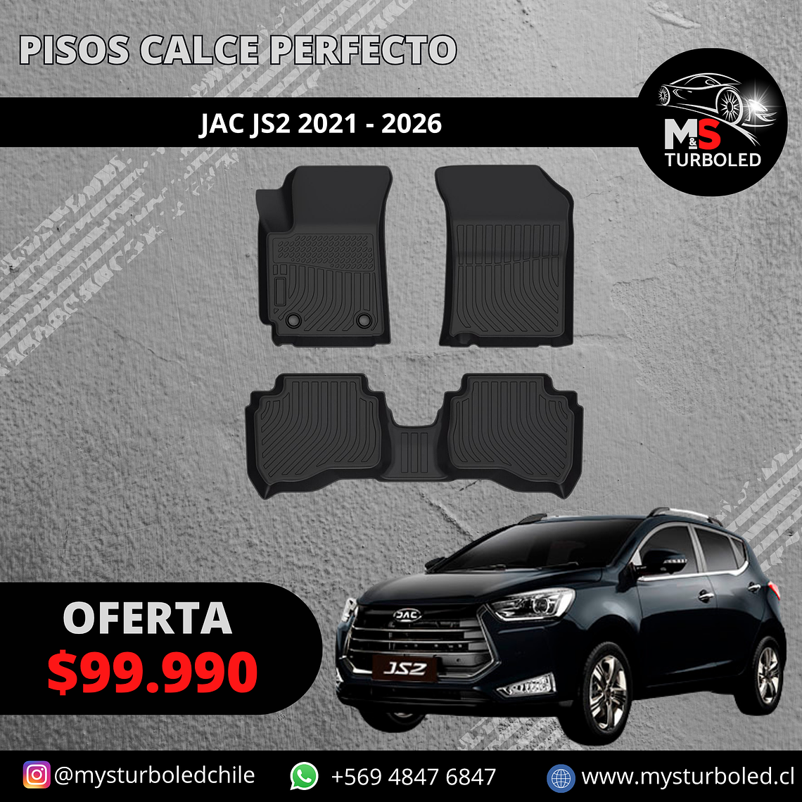 PISO DE CALCE PERFECTO JAC JS2 1