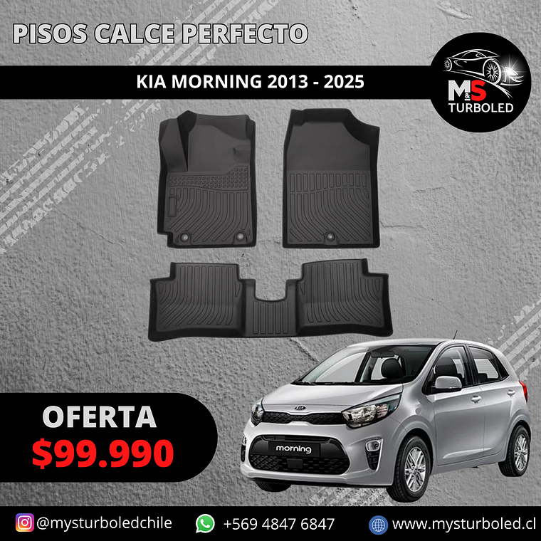 PISO DE CALCE PERFECTO KIA MORNING 1