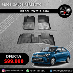 PISO DE CALCE PERFECTO KIA SOLUTO