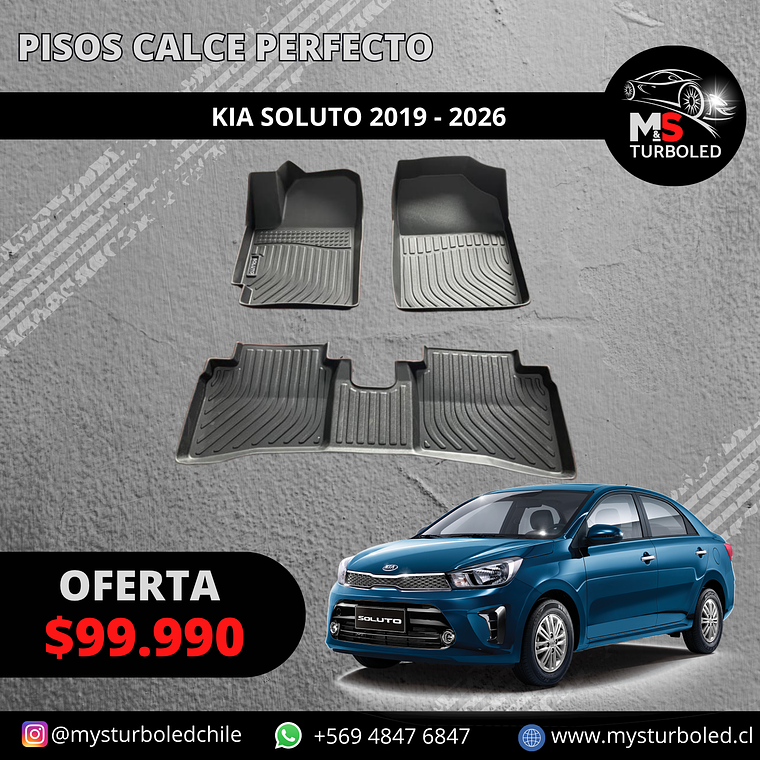 PISO DE CALCE PERFECTO KIA SOLUTO 1