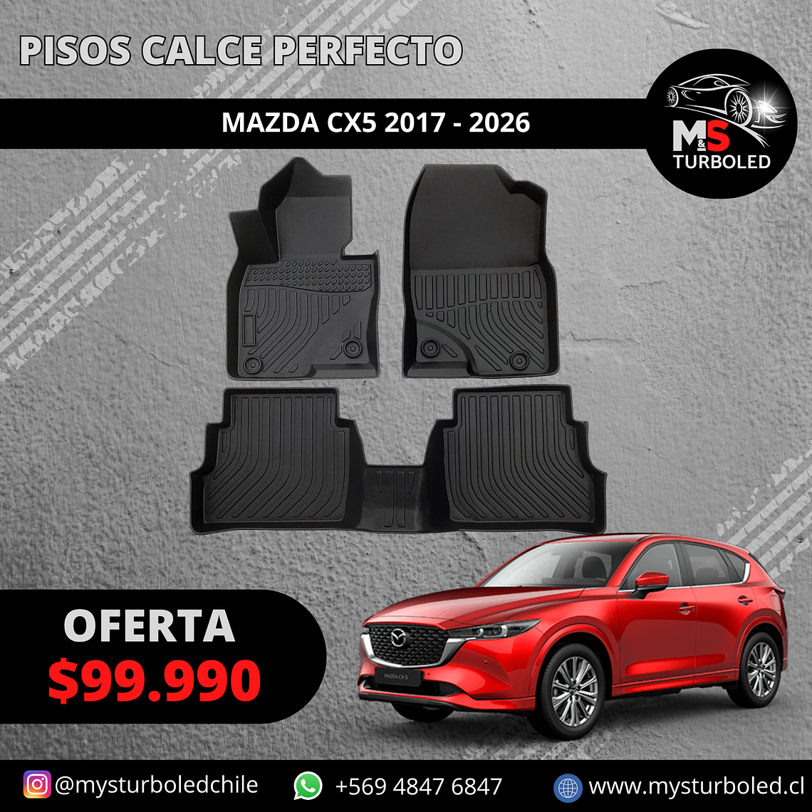 PISO DE CALCE PERFECTO MAZDA CX5 1