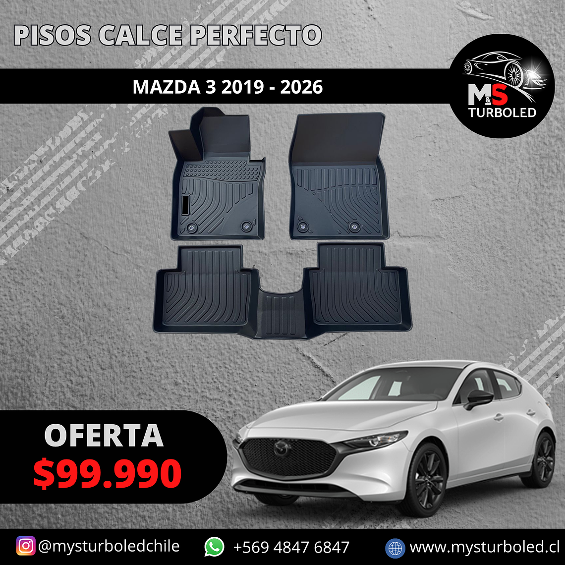 PISO DE CALCE PERFECTO NEW MAZDA 3 1