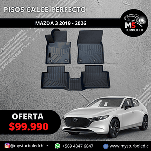 PISO DE CALCE PERFECTO NEW MAZDA 3