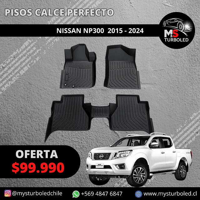 PISO DE CALCE PERFECTO NISSAN NAVARA NP300