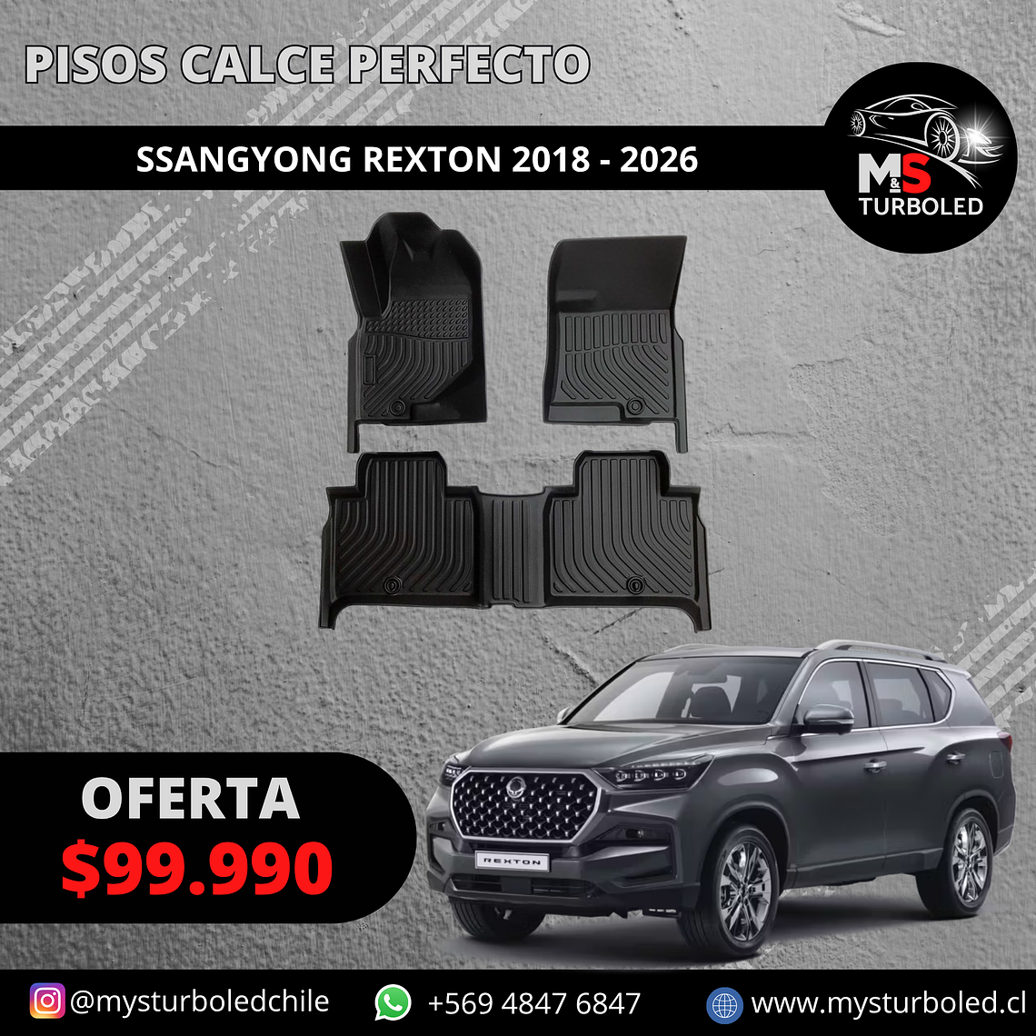 PISO DE CALCE PERFECTO SSANGYONG REXTON 1