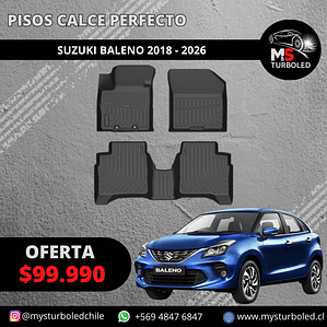 PISO DE CALCE PERFECTO SUZUKI BALENO