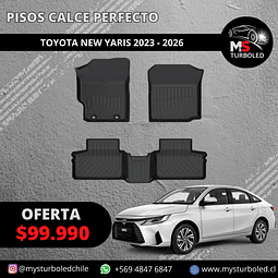 PISO DE CALCE PERFECTO TOYOTA NEW YARIS