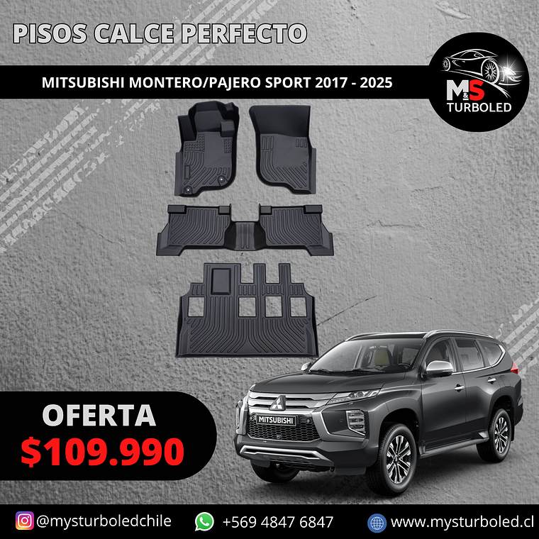 PISO DE CALCE MITSUBISHI MONTERO/PAJERO SPORT 1