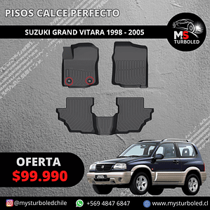 PISO DE CALCE PERFECTO SUZUKI GRAND VITARA 3 PUERTAS