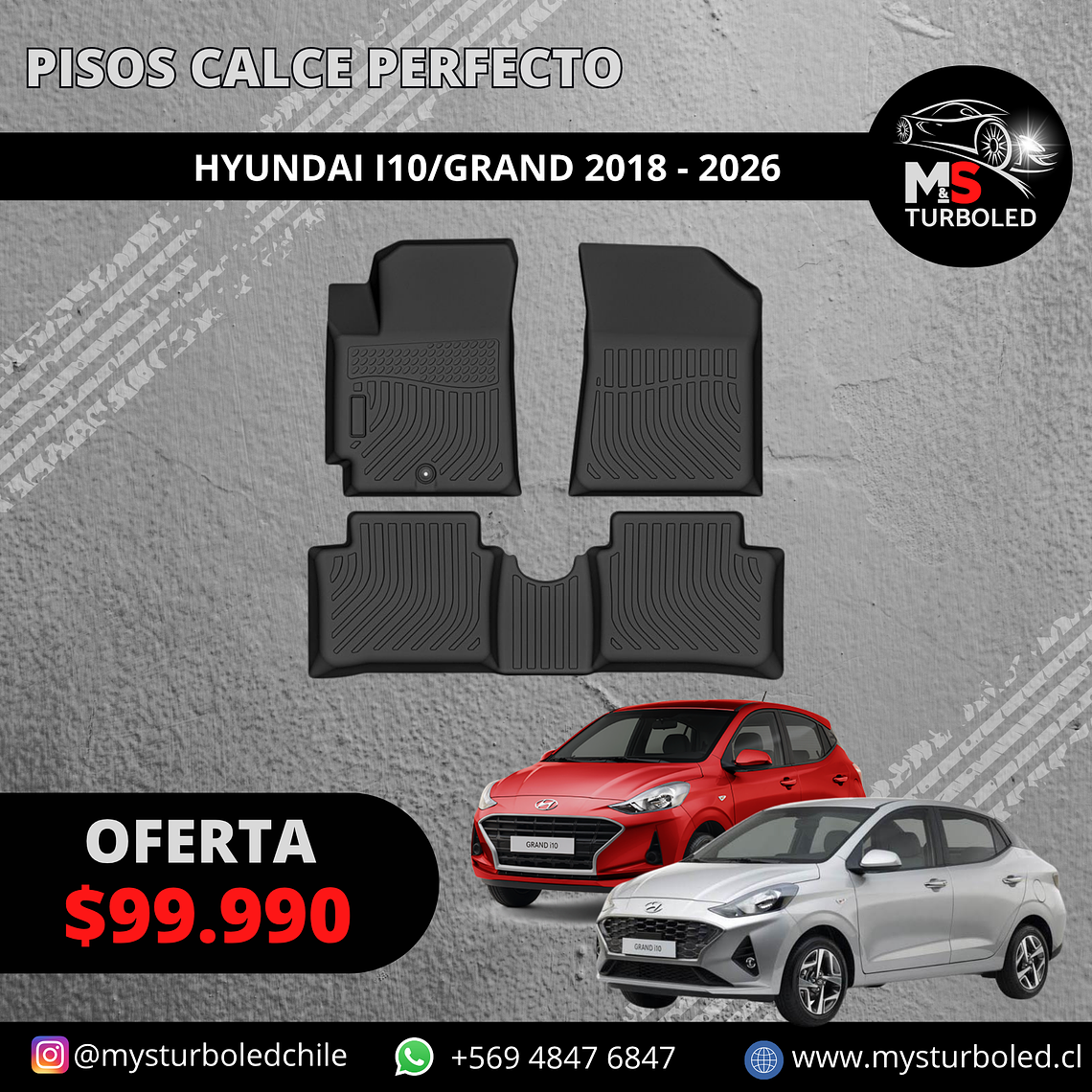 PISO DE CALCE PERFECTO HYUNDAI GRAND I10 1