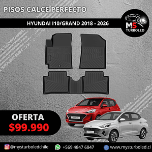 PISO DE CALCE PERFECTO HYUNDAI GRAND I10