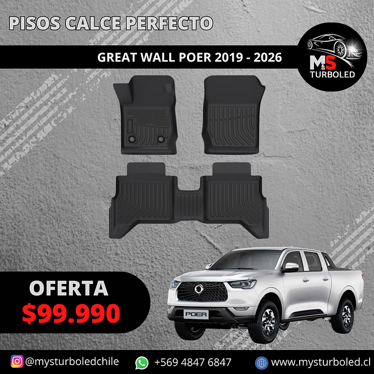 PISO DE CALCE PERFECTO GREAT WALL POER 1