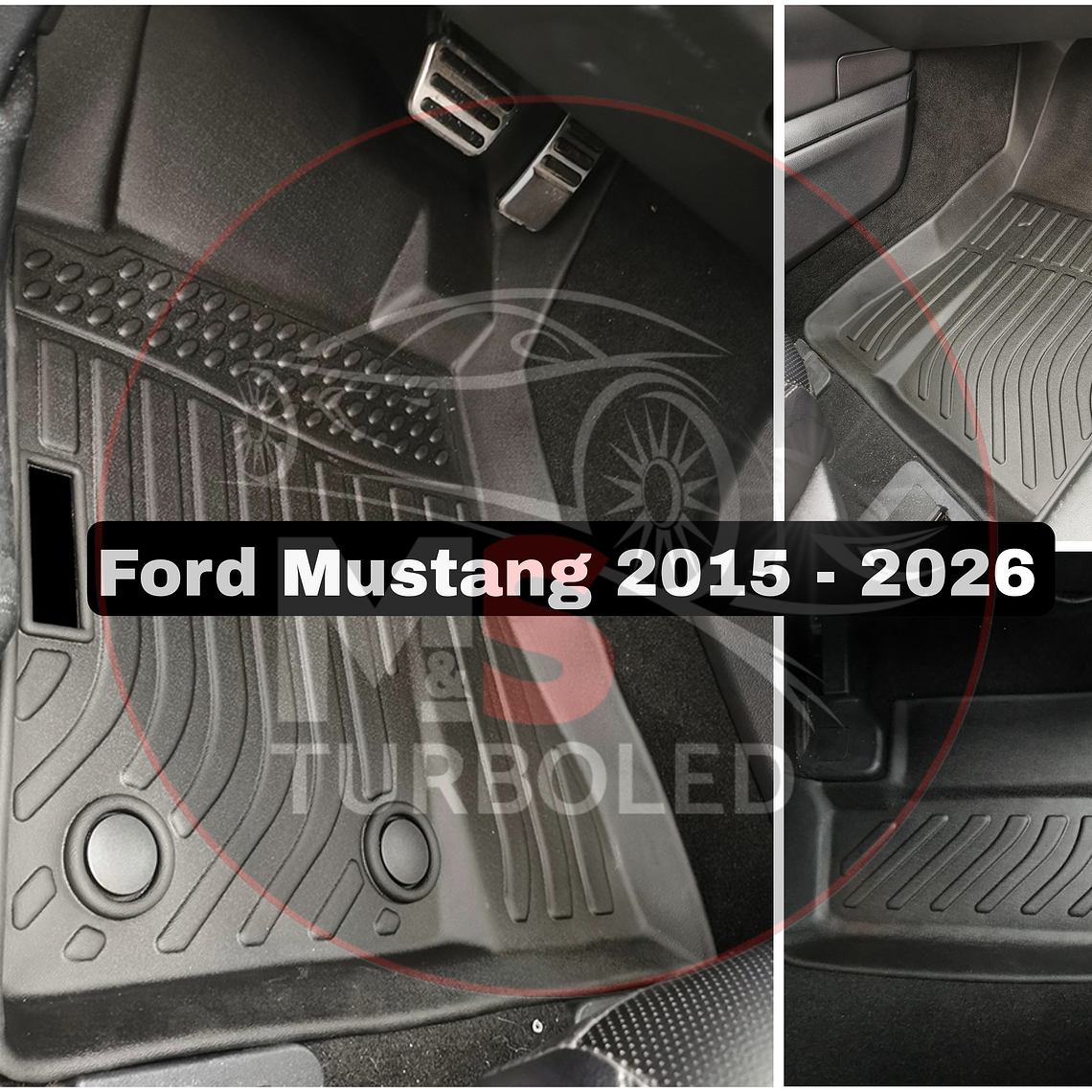 PISO DE CALCE PERFECTO FORD MUSTANG 2