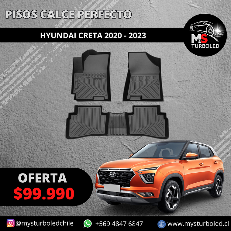 PISO DE CALCE PERFECTO HYUNDAI CRETA 1