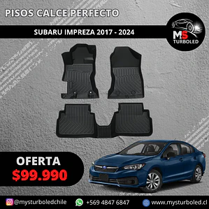 PISOS DE CALCE PERFECTO SUBARU IMPREZA