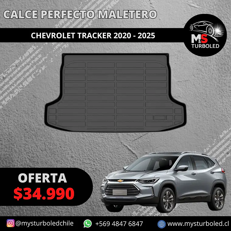 CUBRE MALETERO CALCE PERFECTO CHEVROLET TRACKER 1