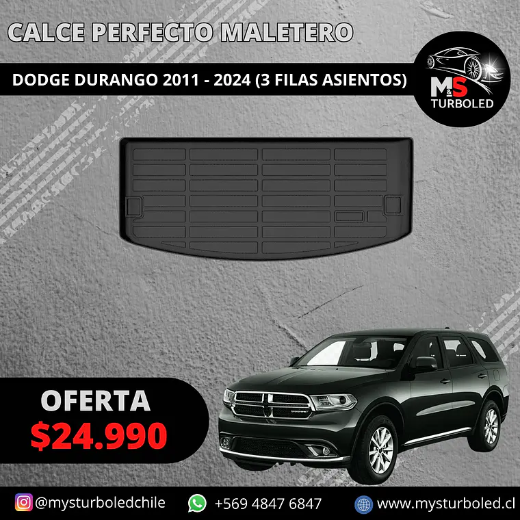 CUBRE MALETERO CALCE PERFECTO DODGE DURANGO 1