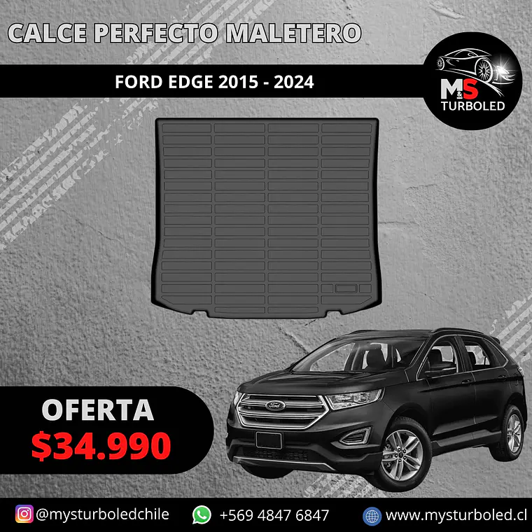 CUBRE MALETERO CALCE PERFECTO FORD EDGE 1