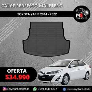 CUBRE MALETERO CALCE PERFECTO TOYOTA YARIS