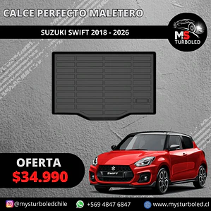 CUBRE MALETERO CALCE PERFECTO SUZUKI SWIFT