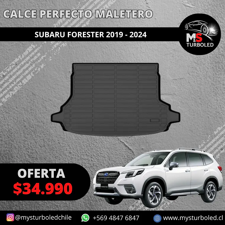CUBRE MALETERO CALCE PERFECTO SUBARU FORESTER 1