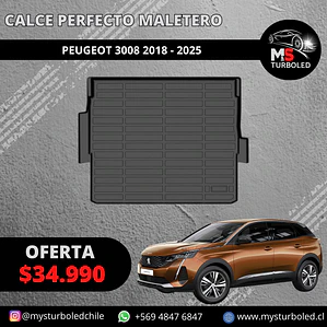 CUBRE MALETERO CALCE PERFECTO PEUGEOT 3008