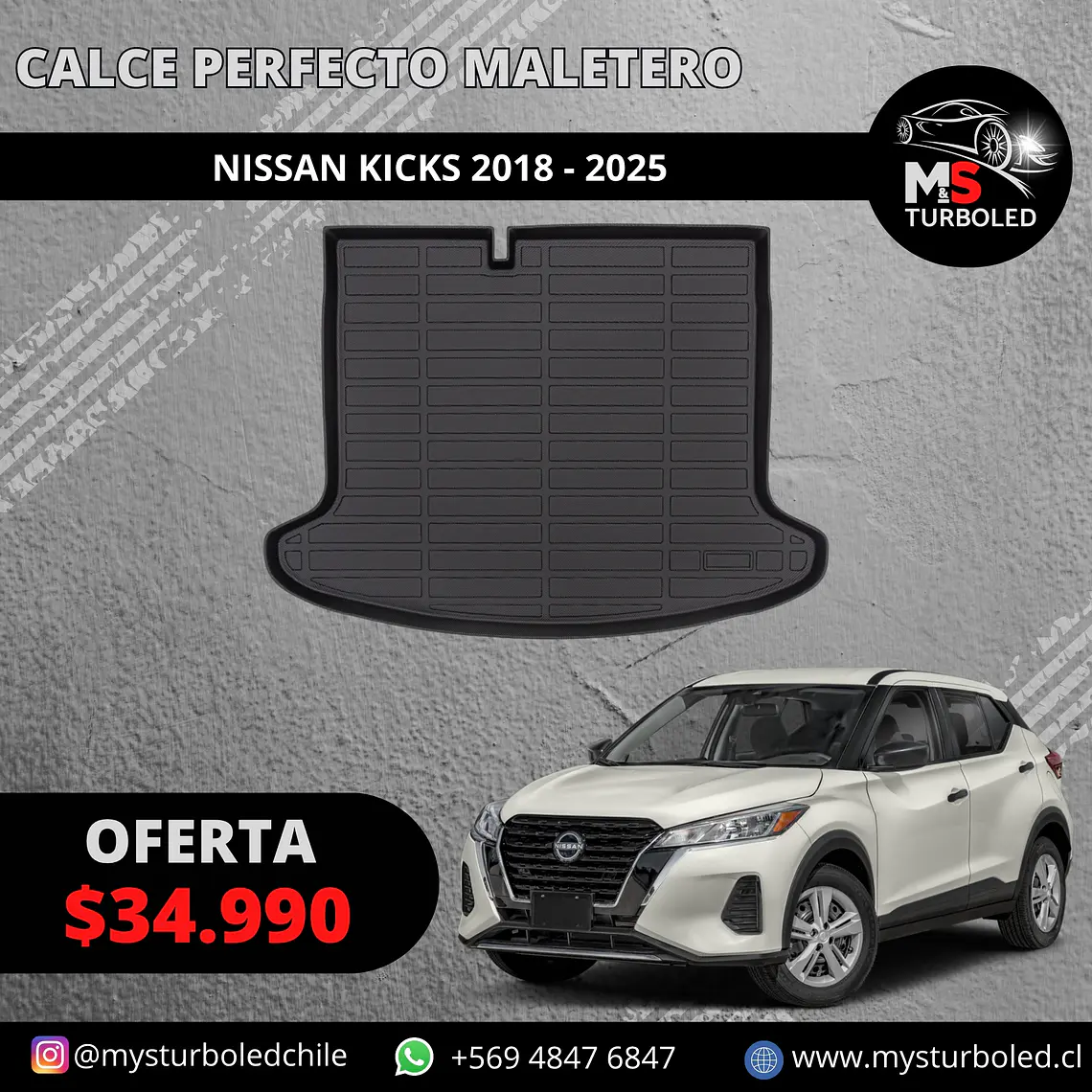 CUBRE MALETERO CALCE PERFECTO NISSAN KICKS 1