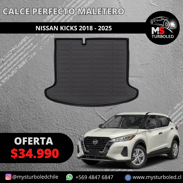 CUBRE MALETERO CALCE PERFECTO NISSAN KICKS 1