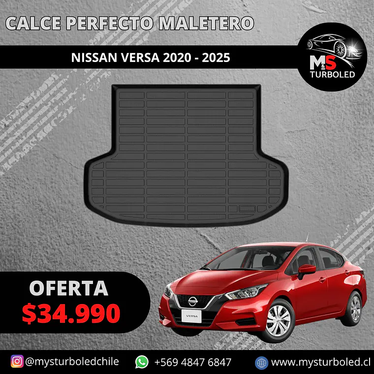 CUBRE MALETERO CALCE PERFECTO NISSAN VERSA 1
