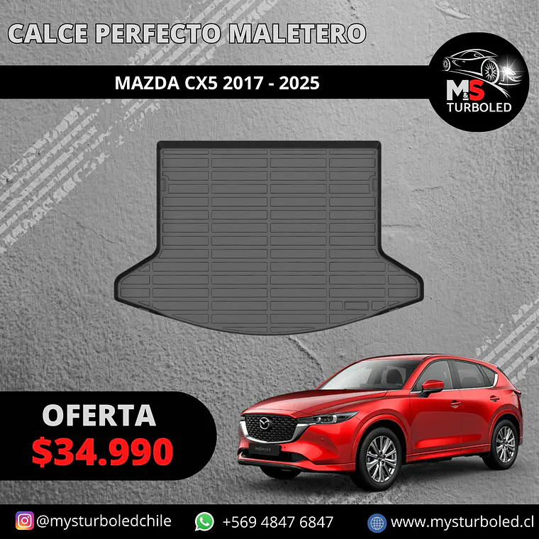CUBRE MALETERO CALCE PERFECTO MAZDA CX5 1