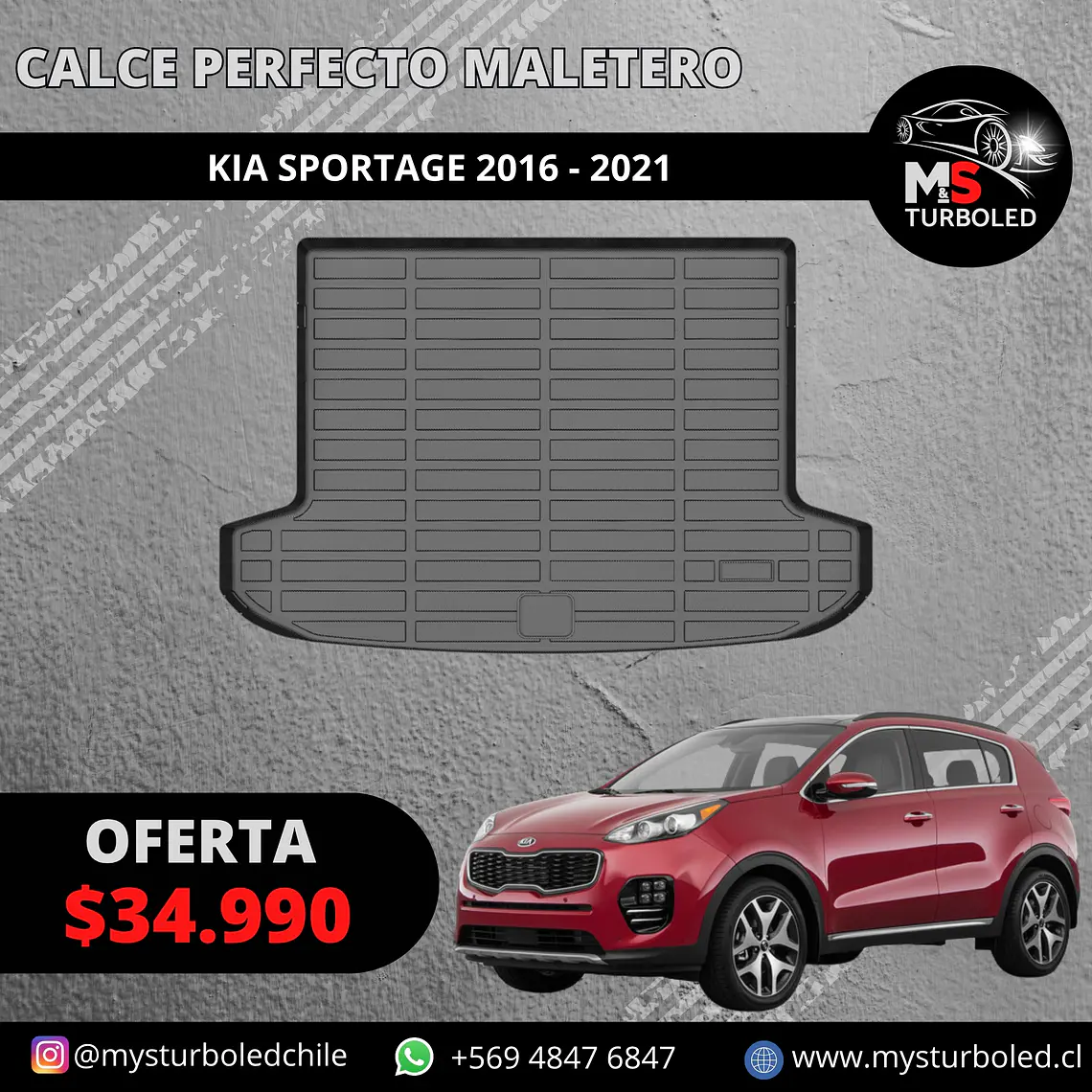 CUBRE MALETERO CALCE PERFECTO KIA SPORTAGE 1