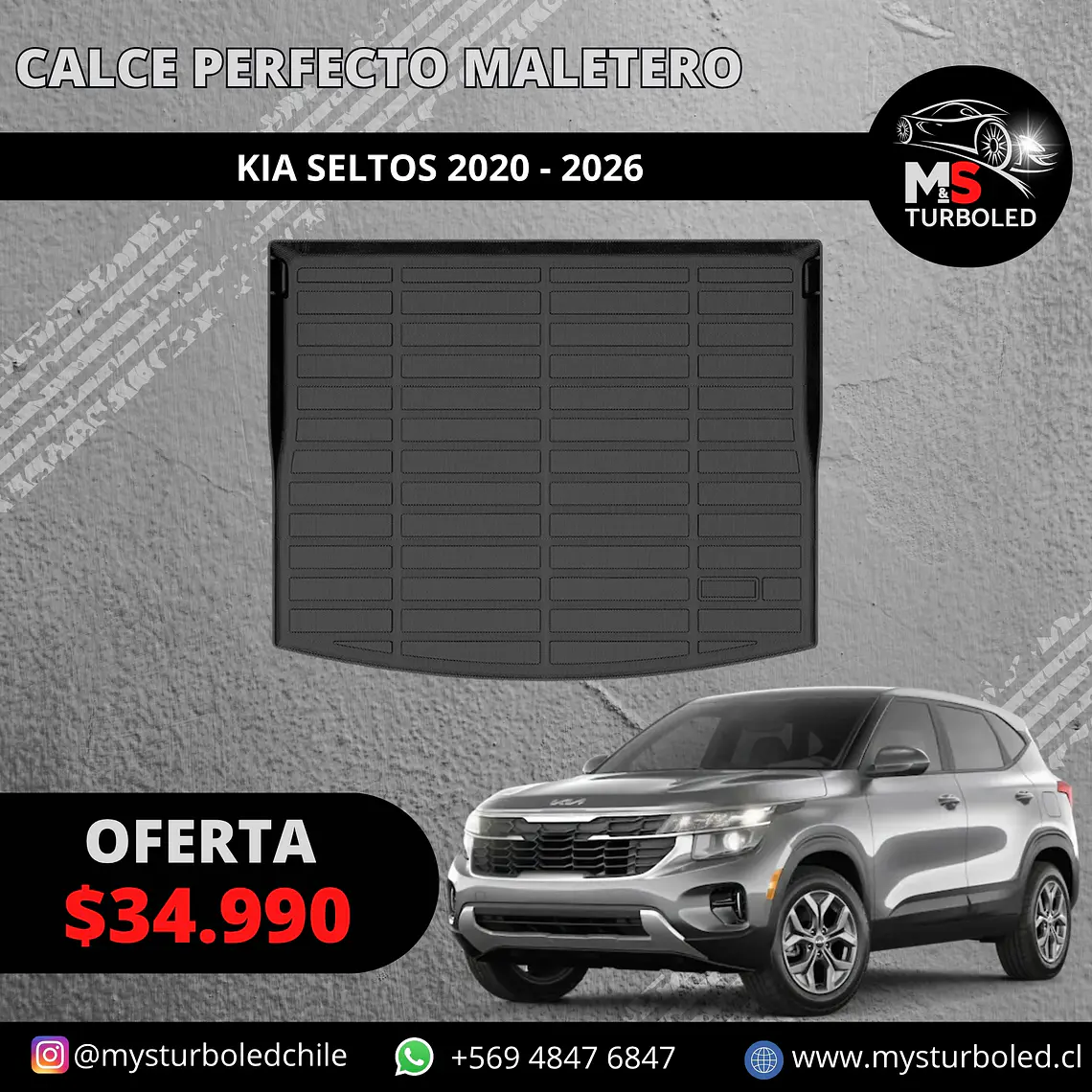 CUBRE MALETERO CALCE PERFECTO KIA SELTOS 1
