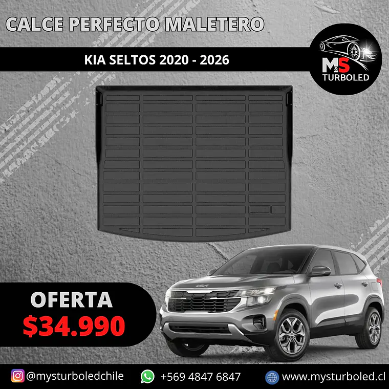 CUBRE MALETERO CALCE PERFECTO KIA SELTOS 1