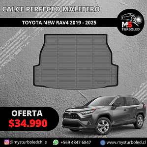CUBRE MALETERO CALCE PERFECTO NEW TOYOTA RAV4