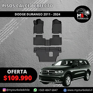PISO DE CALCE PERFECTO DODGE DURANGO