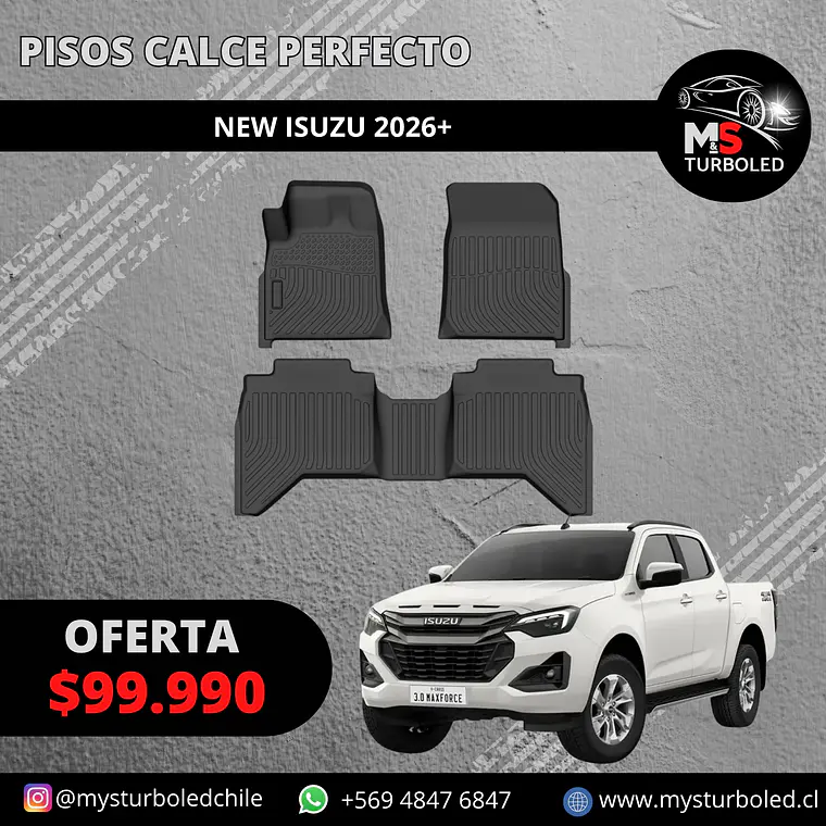 PISO DE CALCE PERFECTO NEW ISUZU 1