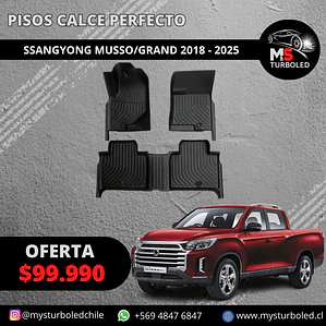 PISO DE CALCE PERFECTO SSANGYONG MUSSO/GRAND