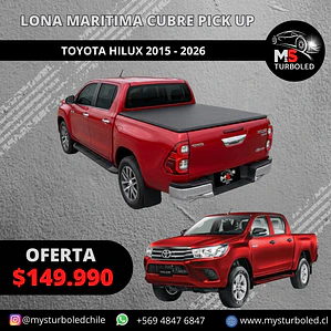 LONA MARITIMA TOYOTA HILUX 2015 - 2026