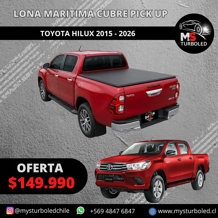 LONA MARITIMA TOYOTA HILUX 2015 - 2026 1