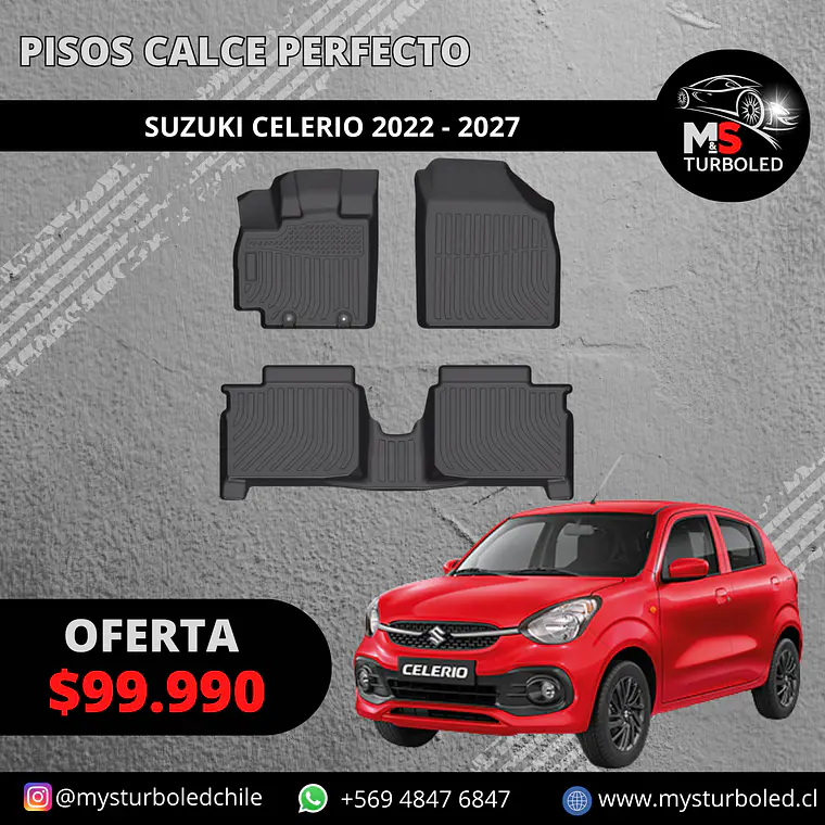 PISO DE CALCE PERFECTO SUZUKI CELERIO 1