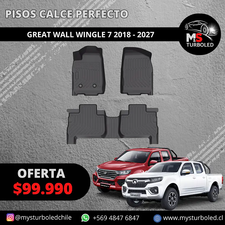PISO DE CALCE PERFECTO GREAT WALL WINGLE 7 1