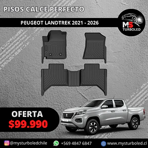 PISO DE CALCE PERFECTO PEUGEOT LANDTREK
