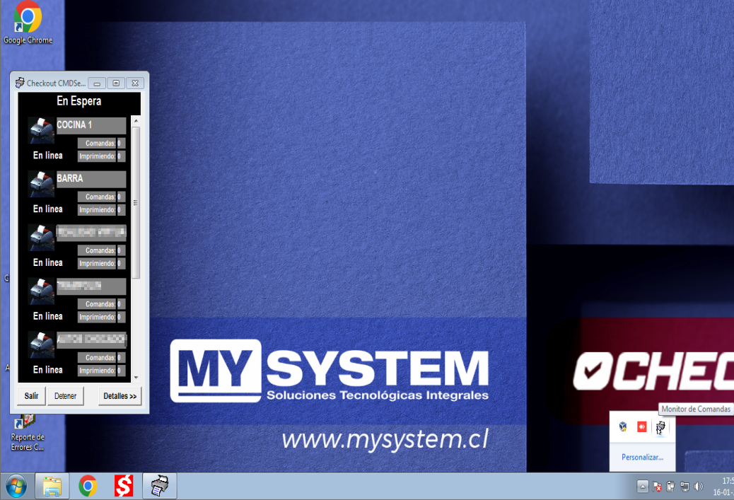 No se emiten las comandas