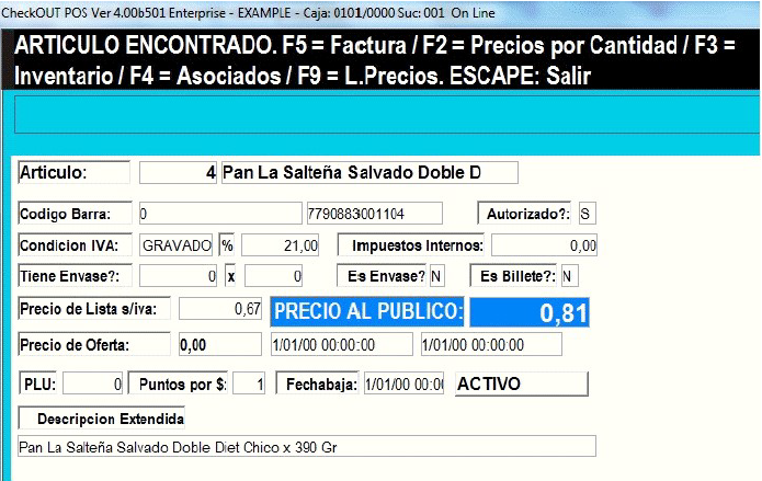 ¿Cómo verifricar un Precio de un Producto en el POS?