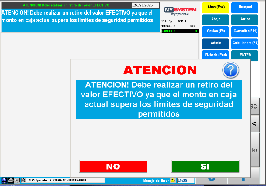 Alarma para Retiros de Valores – Definición y Uso