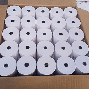 ROLLO DE PAPEL TERMICO 80x80 - CAJA 50 UNIDADES