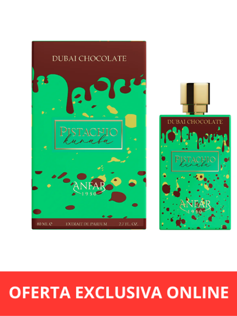 Anfar Pistachio Kunafa Dubai Chocolate Edp 80 Ml Unisex 1