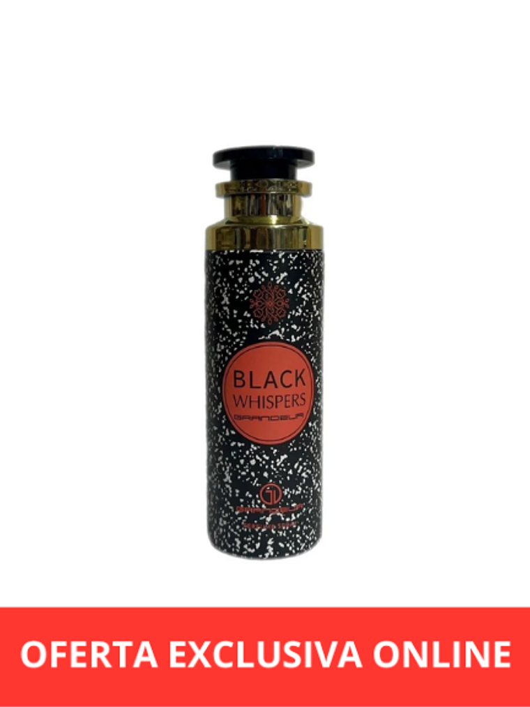 Grandeur Black Whispers Woman Body Spray 200 Ml 1
