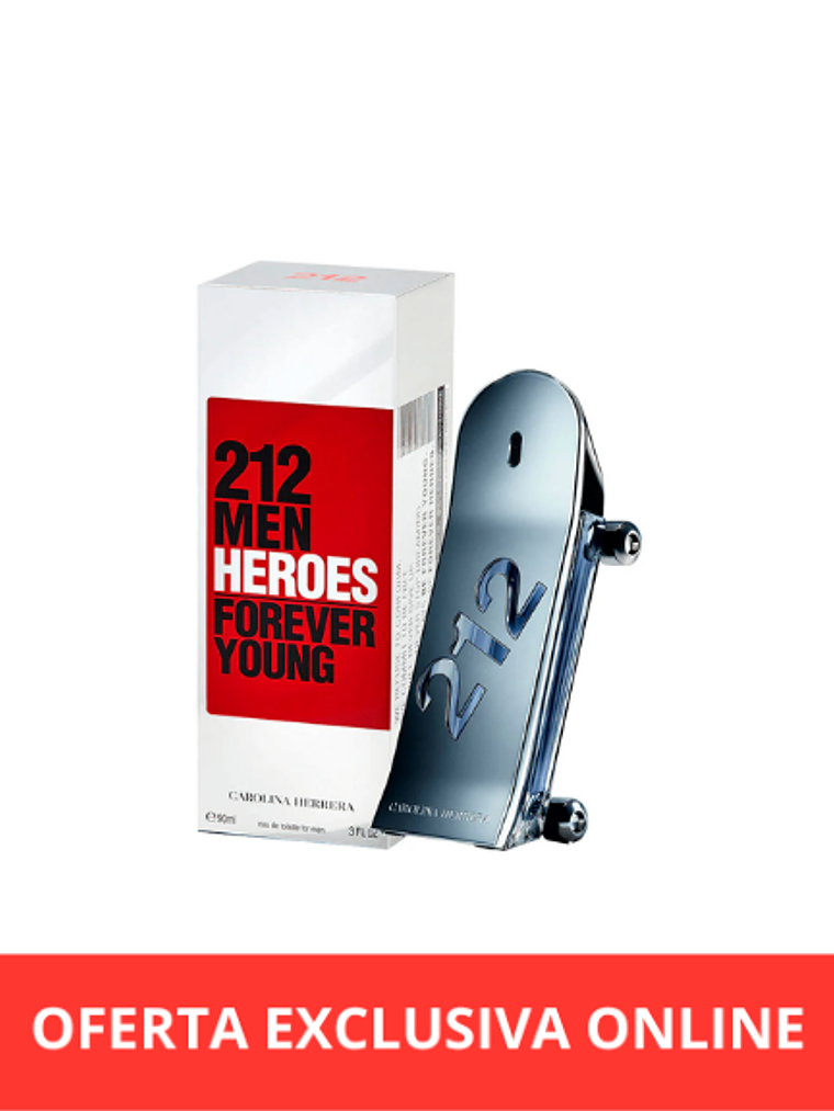 Carolina Herrera 212 Men Heroes Forever Young EDT 90 Ml 1