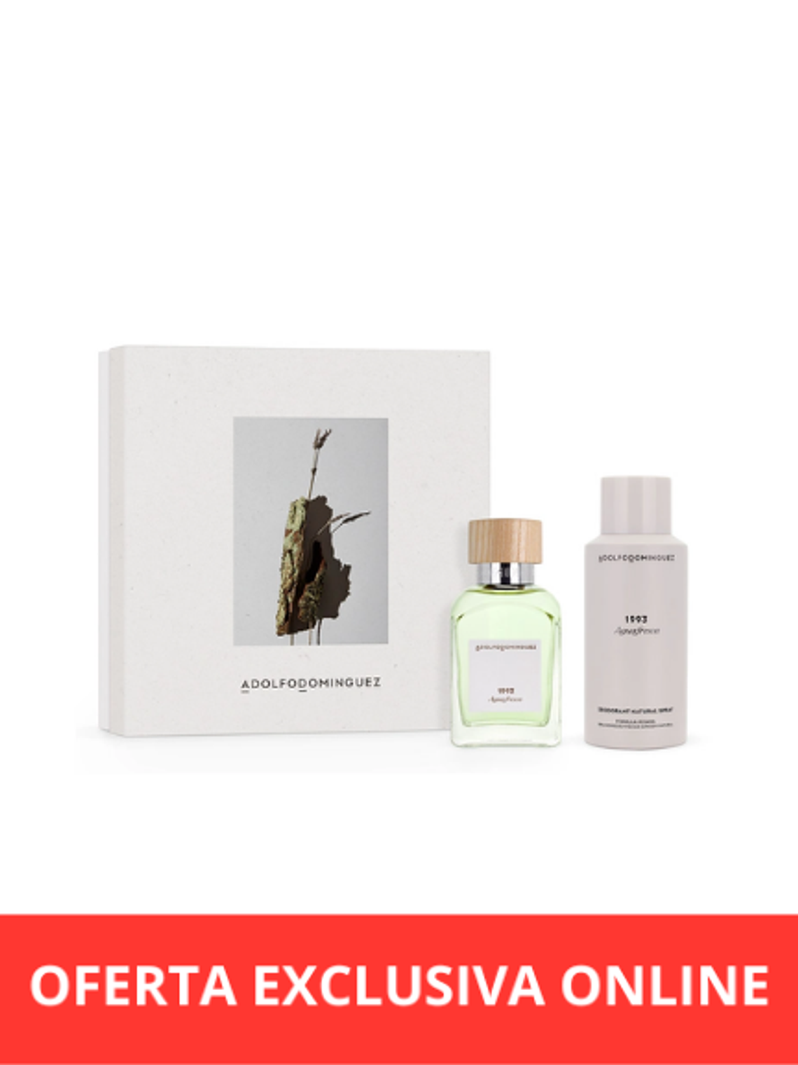 Adolfo Dominguez Agua Frescan 1993 EDT Man 120 Ml + Desodorante 150 Ml 1